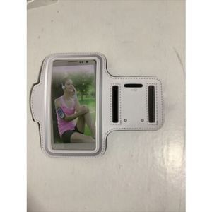 Sports Arm Band Mobile Phone Holder Exercise Running Gym Armband iPhone White